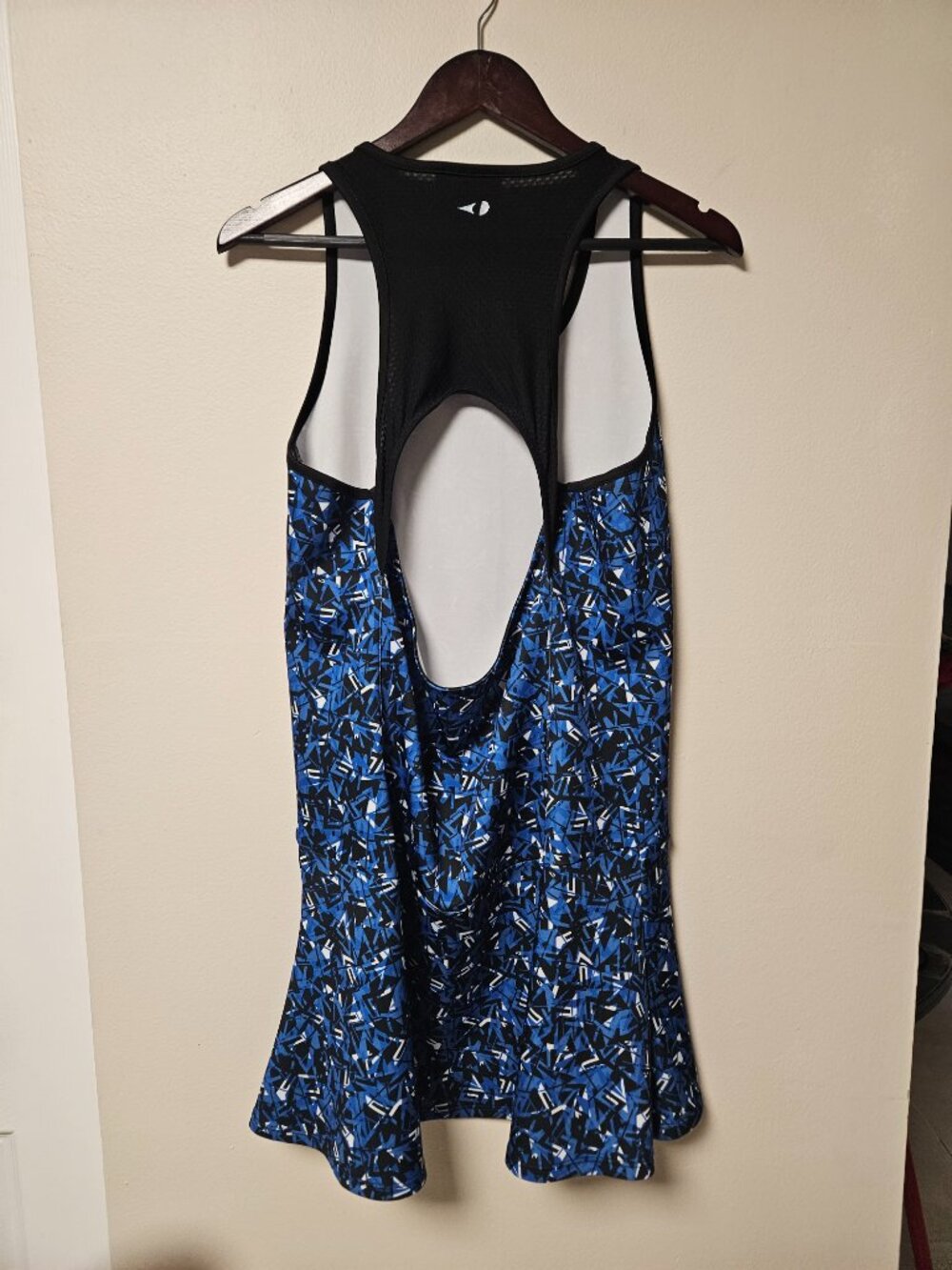 Grand Slam Performance Tennis Dress Blue Black Abstract Print Athletic L - Picture 6 of 14